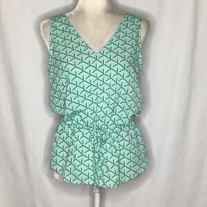 Banana Republic Sleeveless V-Neck Blouse Size SP